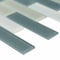 Ackland Palette Mist Brick 12 in. x 12 in. Glossy Glass Stone Glossy Glass Stone Mosaic Wall Tile, 20PK AKM-G-PAMI1X4BR-CA - alternate 2